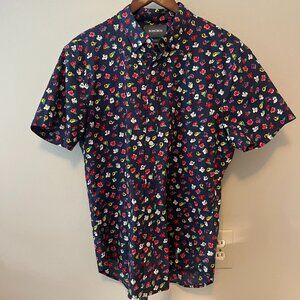Bonobos Riviera Short Sleeve Shirt, Size Large